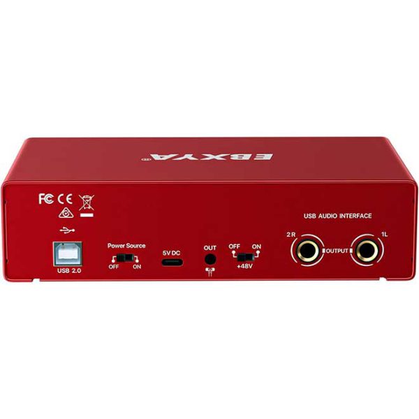 کارت صدای EBXYA USB با ورودی های EBXYA 24Bit/192 kHz USB Soundcard Interface USB Audio