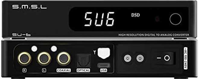 دک صوتی های رزولیشن 32 بیت S.M.S.L SU-6 DAC ES9038Q2M XMOS DSD PCM768kHz